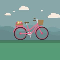 מדבקות שם עגולות מעוצבות - טיול קסום