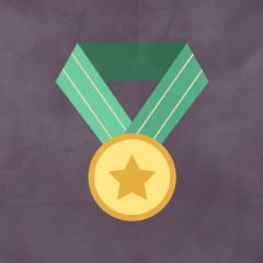 מדבקות שם עגולות מעוצבות - אלופים