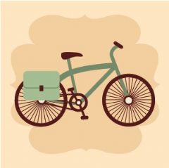 מדבקות שם עגולות מעוצבות - וינטג'