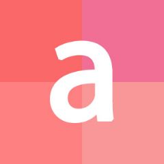 מדבקות שם מלבניות חלקות - סלמון