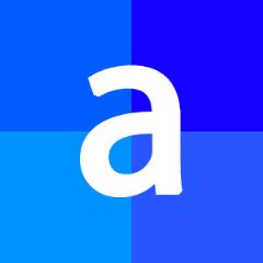 מדבקות שם מלבניות חלקות - ים כחול עמוק