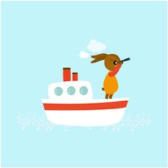 מדבקות שם מלבניות מעוצבות - עולם המים