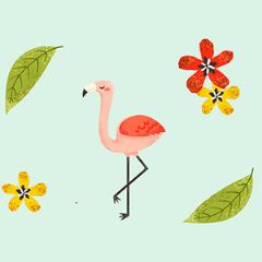 מדבקות שם מלבניות מעוצבות - קיץ כיף