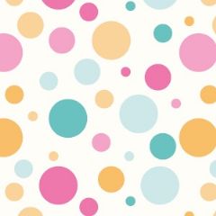 מדבקות שם רחבות מעוצבות - נקודות