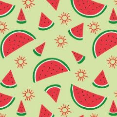 מדבקות שם רחבות מעוצבות - אבטיח